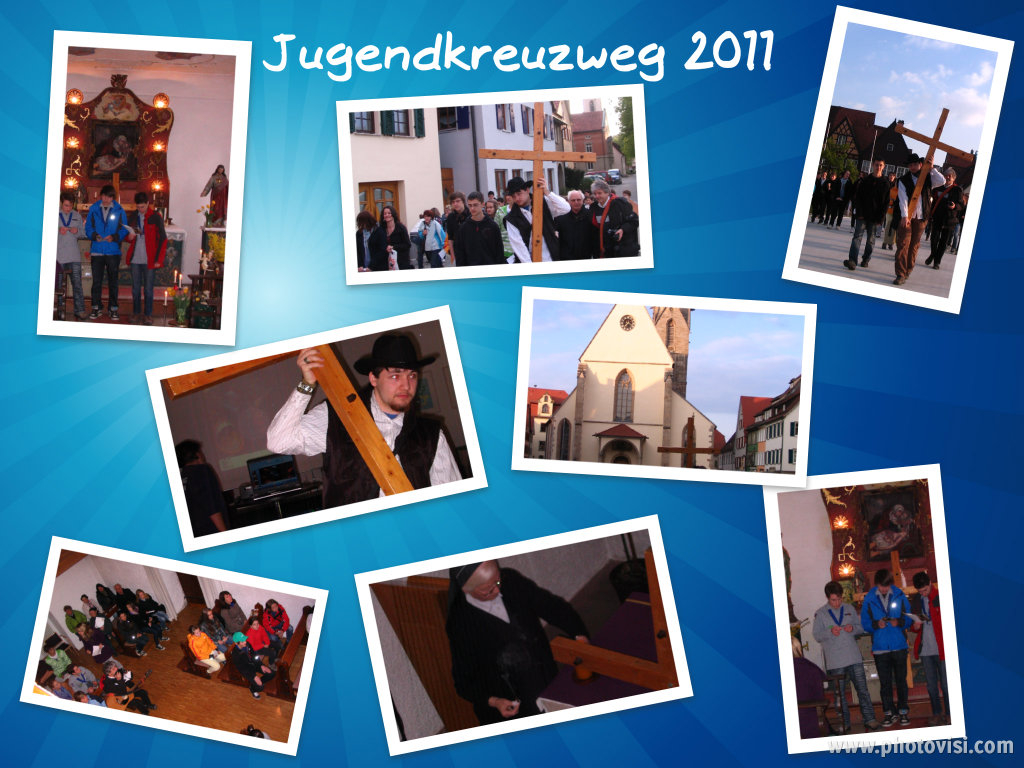 Photocollage Jugendkreuzweg 2011
