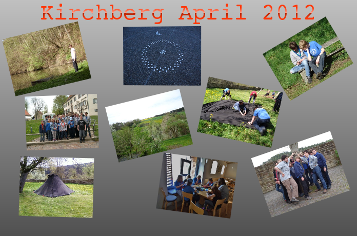 Photocollage Kirchberg
							April 2012